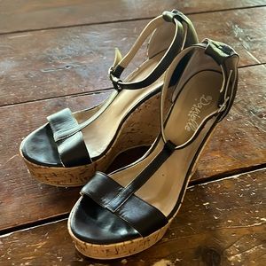 Danielle Roma cork Wedge